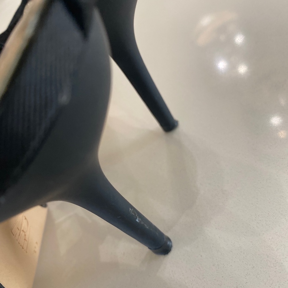 Zara, tiger print, ankle strapped pumps - Picture 6 of 6